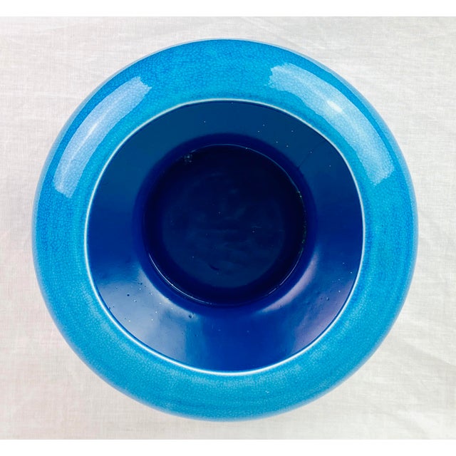 Blue Ceramic Mediterranean Spice Jar Bowl Chairish