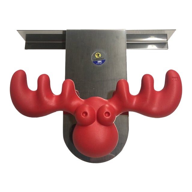SKS Fun & Fantasy Collection "Elk" RED Overdoor Wardrobe Hook #67017 For Sale