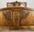 Vintage French Louis XVI Style Oak Double Bed Frame with Carved Headboard For Sale - Image 4 of 10