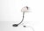 Snake Floor Lamp is a design object realized by Elio Martinelli, Italy 1960s. Diffused light, swivel arm, white opal...