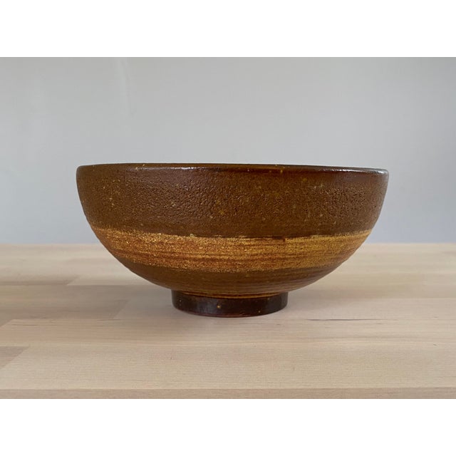 Mid-Century Modern Lee Rosen for Design-Technics Ceramic Pottery Bowl With Dynamic Looping Design For Sale - Image 3 of 11