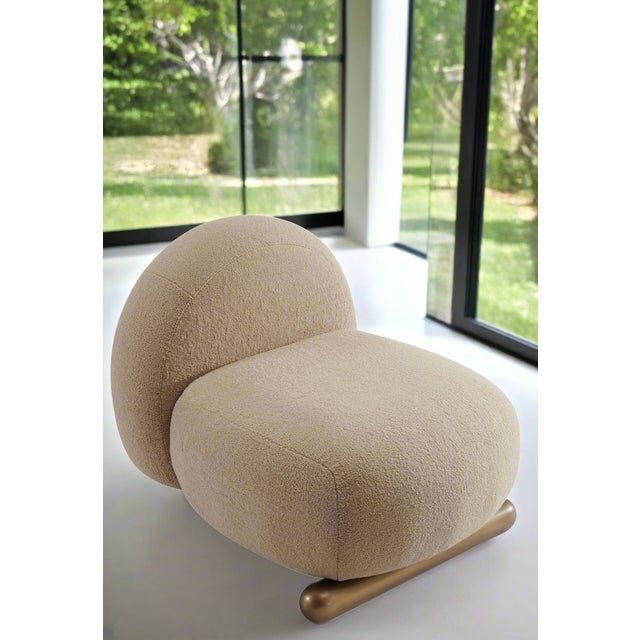 Contemporary Pasha Modern Lounge Chair For Sale - Image 3 of 4