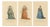 European School, Venetian Noblewomen in Renaissance Dress Hand-Colored Costume Prints, 1749, Paper, Set of 3 For Sale