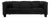 Black Leather 2-Seater Sofa from Wittmann For Sale