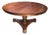 Anglo Colonial Teakwood Round Dining or Center Table For Sale