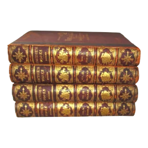 The Works of Goethe 1st Edition 1885 Plublisher George Barrie Illustrated by Best German Artists 4 Volume
