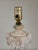 Textile Antique Italian Hand Carved Alabaster Table Lamp For Sale - Image 7 of 18