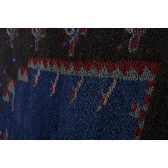 Textile Angora Wool Turkish Shaggy Rug 3'4'' X 4'7'' For Sale - Image 7 of 11