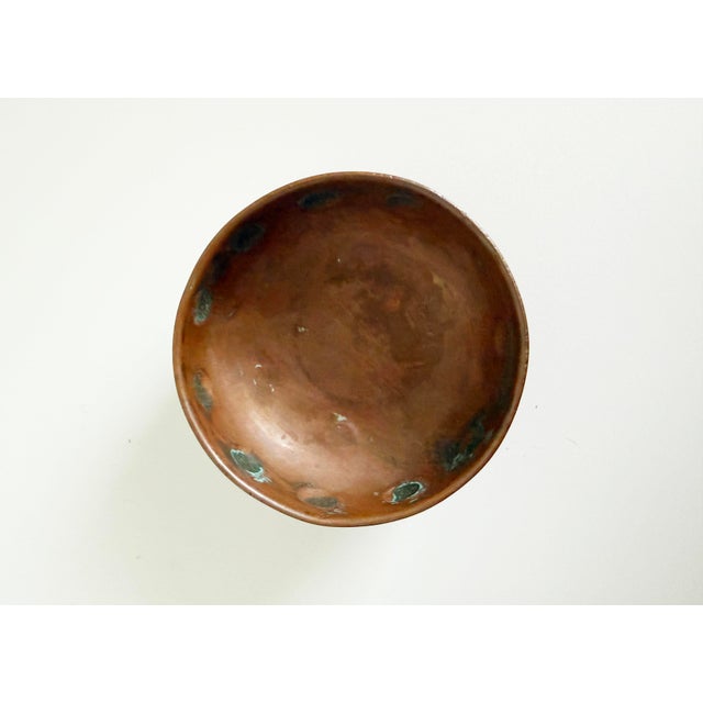 Art Nouveau Copper Bowl by Carl Deffner, Attributed For Sale - Image 4 of 8