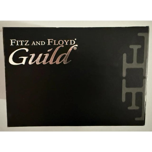 Metal Rare 2006 Fitz and Floyd Guild Collection Jeweled Cleopatra Bird With Box For Sale - Image 7 of 12