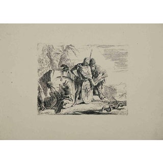 Giovanni Battista Tiepolo, Two Soldiers, 1790, Etching For Sale
