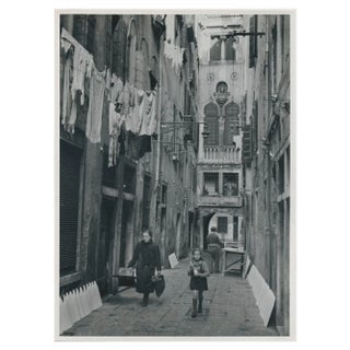 Venice, 1950s, Black and White Photograph For Sale