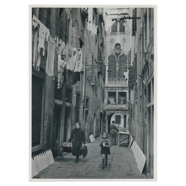 Venice, 1950s, Black and White Photograph For Sale