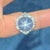Late 20th Century Late 20th Century Platinum Star Sapphire Ring, Size 5 For Sale - Image 5 of 5