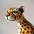 Vintage Large Italian Porcelain Cheetah Statue For Sale - Image 4 of 10
