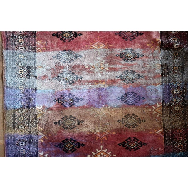 1950s, Contemporary Artistry Meets Vintage Bukhara Rug, 3.1' X 5' For Sale - Image 13 of 13