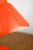 Adjustable Desk Lamp in Orange Painted Metal and Chrome-Plated Spiral Arm, 1970s For Sale - Image 4 of 11