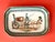 Chinoiserie Hand Painted Embossed Horse and Carriage Porcelain Tray For Sale - Image 3 of 12