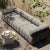 Four Hands Roma Outdoor 3 Piece Sectional Sofa, Ash For Sale - Image 4 of 11