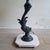 This black cast iron garden lamp dates from the 1950s/1960s. The lantern still has the original plastic panels. Granito...