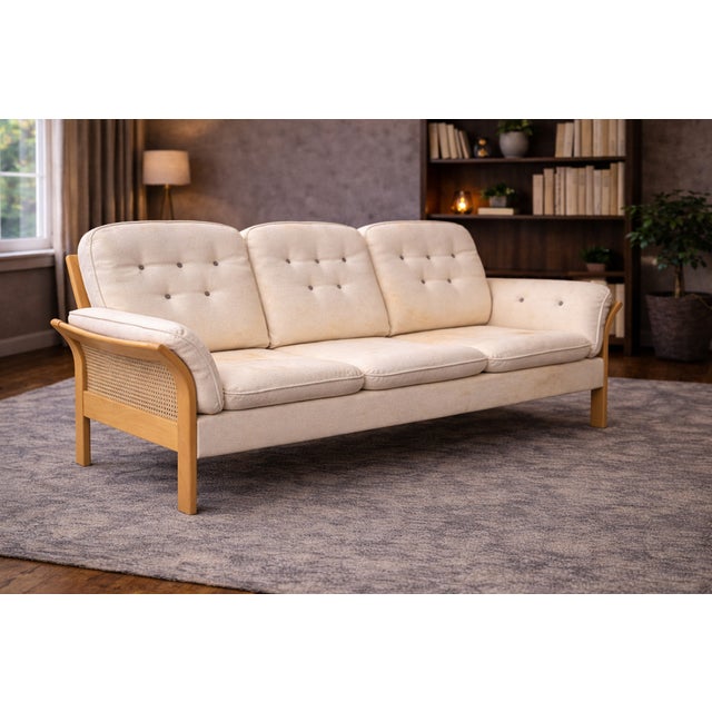 Vintage Swedish Three-Seater Sofa, 1970s, 1980s For Sale - Image 14 of 14