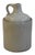 Antique Cream Stoneware Whiskey Moonshine Jug With Handle For Sale - Image 4 of 6