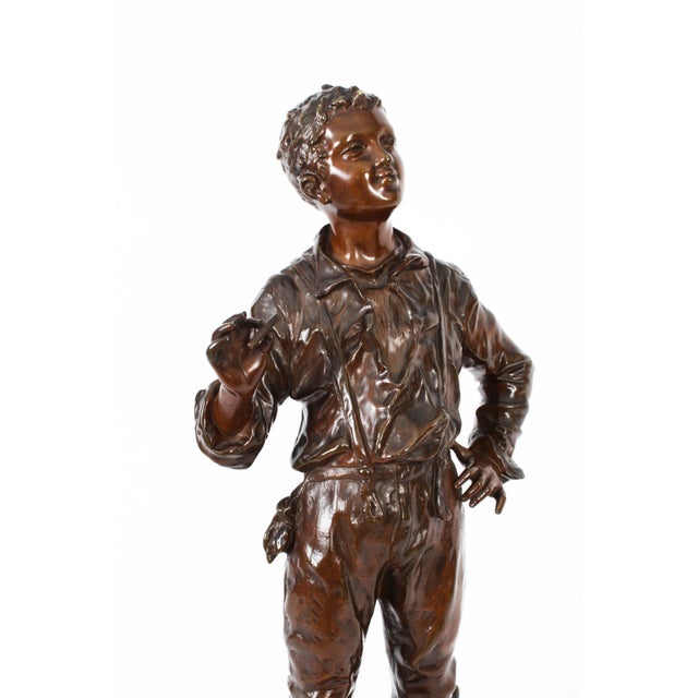 Antique Bronze Street Figure by Jose Cardona, Early 20th-Century For Sale - Image 9 of 18