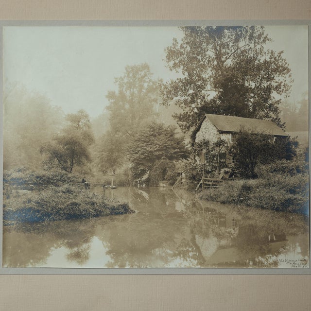 American "The Village Mill" Silver Gelatin Print by Charles Henry Miller, 1889 For Sale - Image 3 of 7