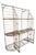 Antique Industrial French Shelving Unit in Iron and Brass from Dubois, Lyon, 1920s For Sale