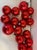 Mid-Century Modern 16 Red Glass Holiday Balls For Sale - Image 3 of 4