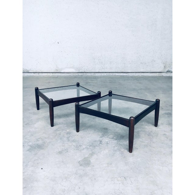 Mid-Century Modern Design Low Side Table Set, Sweden, 1960s, Set of 2 For Sale - Image 16 of 18