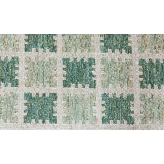 Mid-Century Modern Modern Swedish Flat Weave Rug by Doris Leslie Blau For Sale - Image 3 of 9