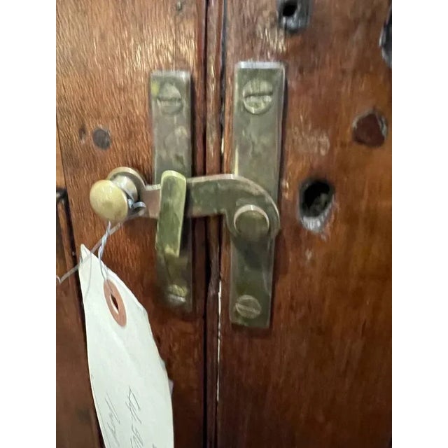 Farmhouse 19th Century Antique Primitive Two Part Corner Cabinet For Sale - Image 3 of 13