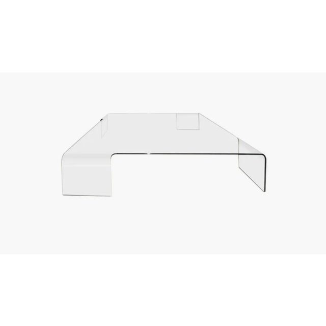 Vintage Neutra all glass coffee table. Designed by Rodolfo Dordoni. In great vintage condition with some light scratches....