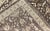 Mid 20th Century Mid 20th Century Vintage Turkish Oushak Area Rug in Dark Charcoal Brown and Ivory For Sale - Image 5 of 6
