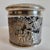 Victorian 19th Century German Hanau .800 Silver & Heavy Glass Putti Dresser Jar For Sale - Image 3 of 16