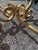Vintage Hollywood Regency Gold Gilt Wrought Iron Coffee Cocktail Table Exquisitely Large For Sale - Image 9 of 13