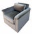 Olive 1 of 2 Art Deco J. Robert Scott Mohair Swivel Club Chair For Sale - Image 8 of 8