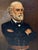 Oil Portrait of Confederate General Robert E. Lee Commander of the Army of Northern Virginia In Military Uniform After...