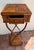 Brown Vintage Bamboo and Rattan Plant Stand/ Side Table For Sale - Image 8 of 11