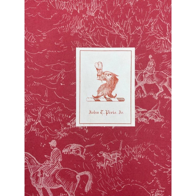 Art Nouveau Hounds and Hunting Through the Ages by Joseph B. Thomas 1928 Book 1st Edition For Sale - Image 3 of 12