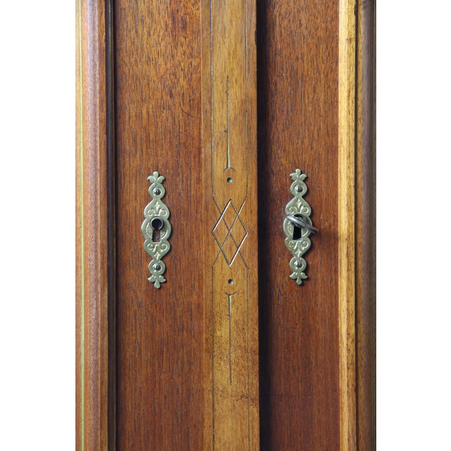 Wood Antique Danish Cabinet in Mahogany, 1890s For Sale - Image 7 of 15