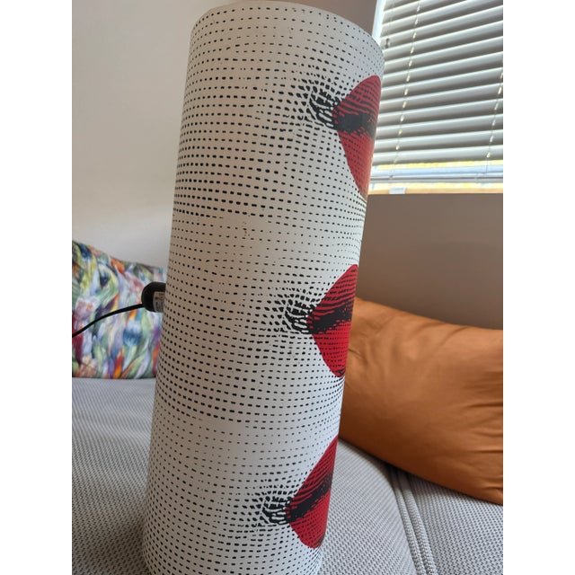 Mid-Century Modern Boca, Italian Modern Floor Lamp Sole by Piero Fornasetti for Antonangeli Illuminazione, 1990s For Sale - Image 3 of 7