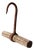 Antique Ice Hook With Wood Handle For Sale