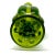 Vintage Viking Glass 6-Petal Avocado Swung Vase For Sale In Miami - Image 6 of 8