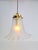 Metal Vintage Glass & Brass Handkerchief Pendant Lamp from Peill & Putzler, 1960s For Sale - Image 7 of 11
