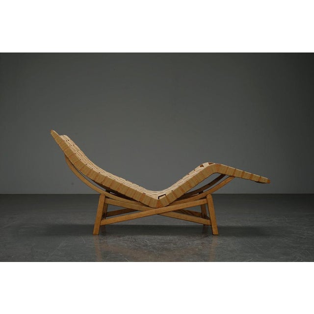 Mid-Century Modern Adjustable Chaise Longue For Sale - Image 3 of 18