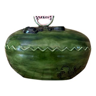 Vintage Trompe l'Oeil Watermelon Lidded Bowl For Sale