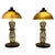 Murano Glass Table Lamps in Smoked Grey and Black Glass and Brass, 2000s, Set of 2 For Sale - Image 16 of 16