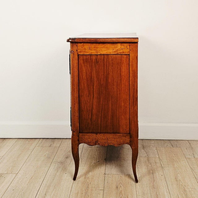 Small French Walnut Jelly Cabinet, Louis XV Provincial Style, 19th Century For Sale - Image 4 of 10